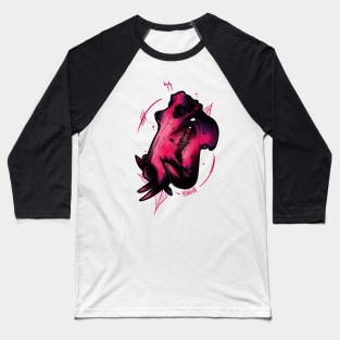 Hungry Hippo Skull Baseball T-Shirt